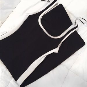 Zara Trafaluc Body Con Dress - Black/White